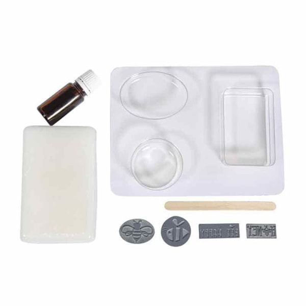 Kit tvål - Honung Bi - 3form. - 200g - Multifärgad - Mjuk mot huden Transparent
