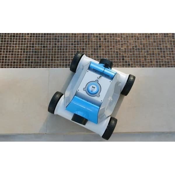 Pool robot - Bestway - Thetys - Autonom - rengöring av plan botten - 20m² max Vit