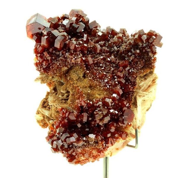 Sten og mineraler. Vanadinit. 1647,5 ct. Mibladen Mining District, Midelt, Marokko.