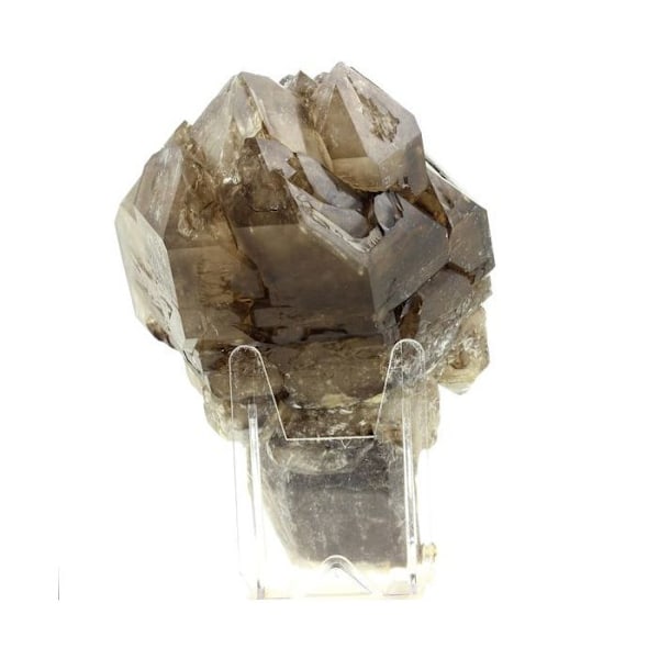 Sten og mineraler. Røget scepterkvarts (1,9 kg). 9482,0 ct. Minas Gerais, Brasilien. kastanj