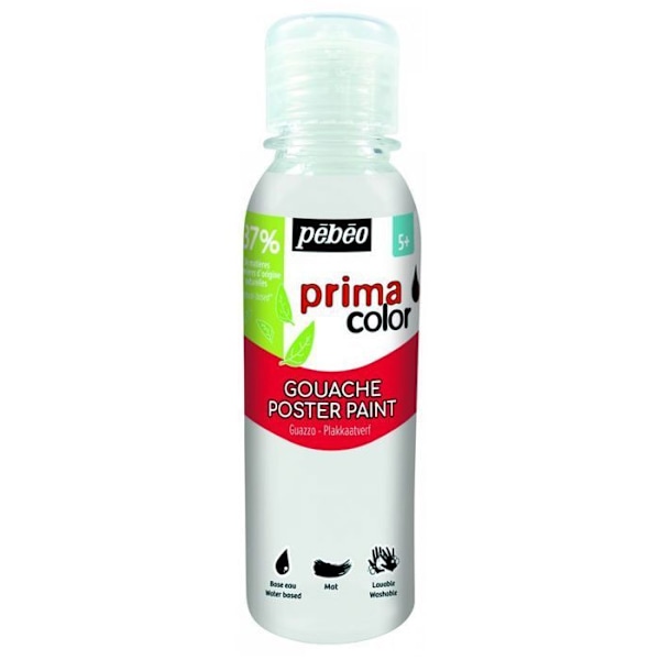 Nestemäinen guassi - hopea - 150 ml Silver