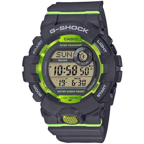 CASIO G-SHOCK Grey Resin Watch - Kvarts - Mineralglas - Digital - Voksen - Rund