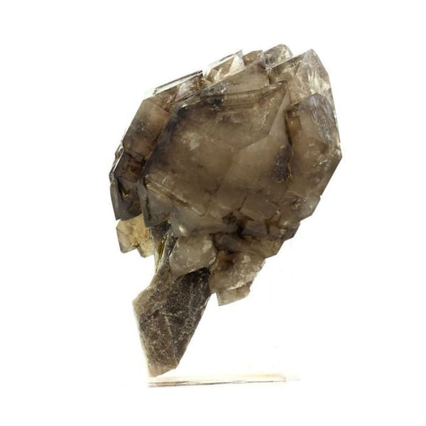 Sten og mineraler. Røget scepterkvarts (1,9 kg). 9482,0 ct. Minas Gerais, Brasilien. kastanj