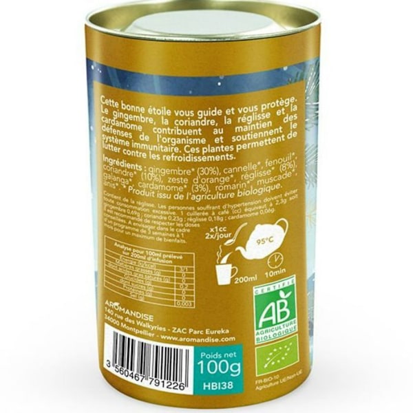 Posliinikukkateepannu 250 ml + Bonne Etoile yrttitee Vit