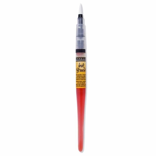 Ennakkotäytetty sivellin - Ink Brush - Keltainen Sennelier - Sennelier Gul