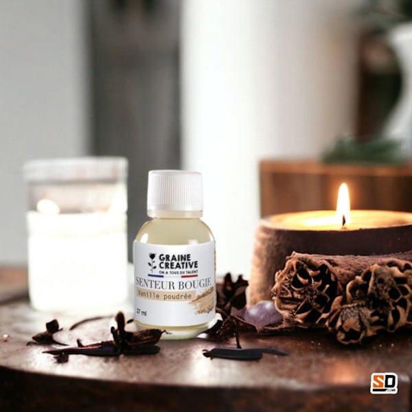 Duft til lys - Pudret vanilje - 27 ml - Søde - Klassisk duft - DIY