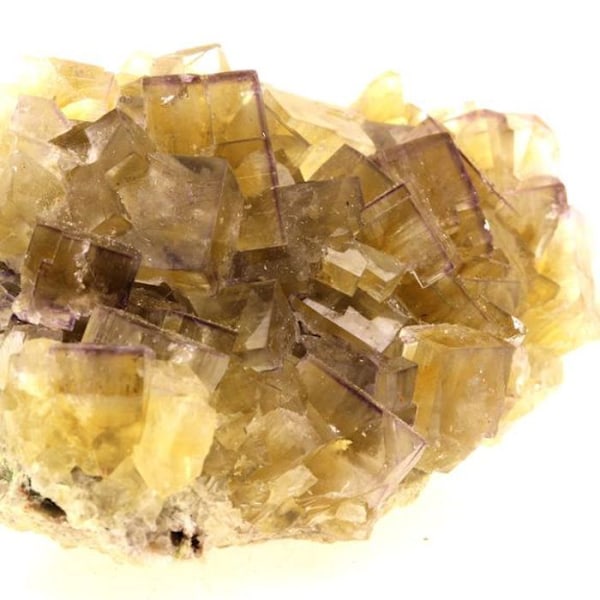 Sten og mineraler. Fluorit. 346,0 ct. Valzergues, Aveyron, Occitanie, Frankrig..