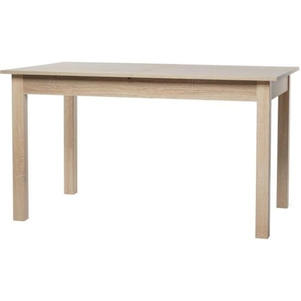 Utdragbart matbord för 6 till 10 personer - Klassisk - Ekdekor - COBURG - L 137-177 x B 80 x H 76,5 cm
