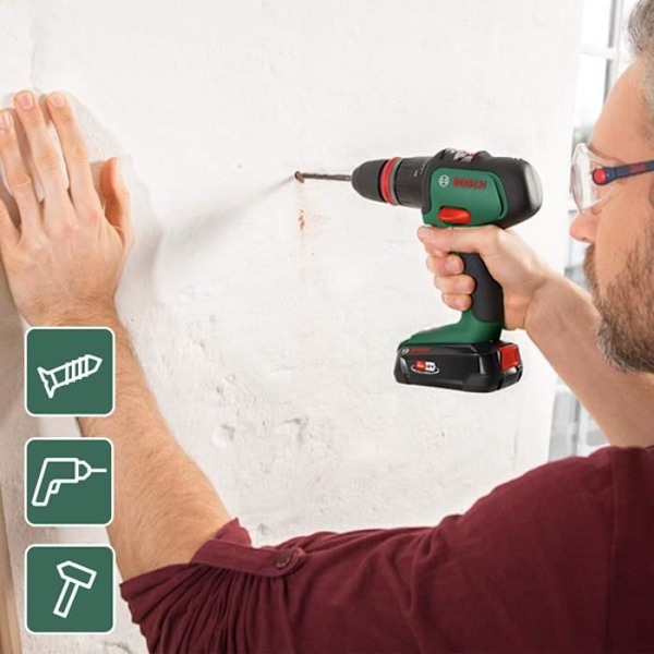 Bosch sladdlös borstlös slagborr - AdvancedImpact 18 (levereras med 2 18V-2,5Ah batterier + laddare + box)