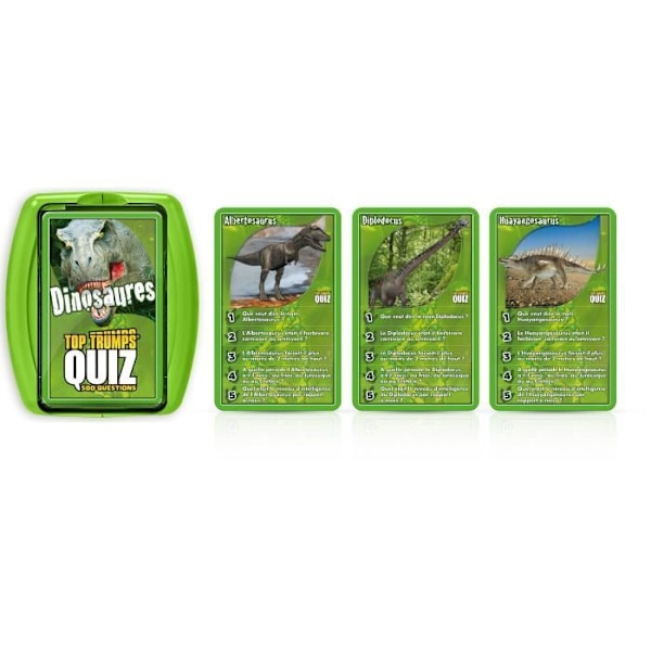 DINOSAURS QUIZ - Brädspel - VINNANDE RÖR Flerfärgad