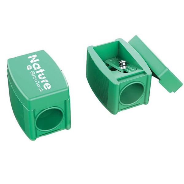 Pencilsharpener til makeup i genbrugsplastik Vit