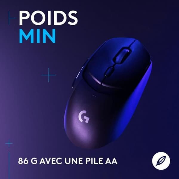 Spelmus - Trådlös - Logitech G - G309 - Svart