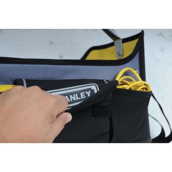 Værktøjspose - STANLEY - 1-96-182 - 40 cm Sort, Gul, Grå