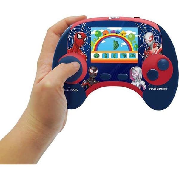 Bilingual educational console Spider-Man med LCD-skærm DA-EN Blå rød