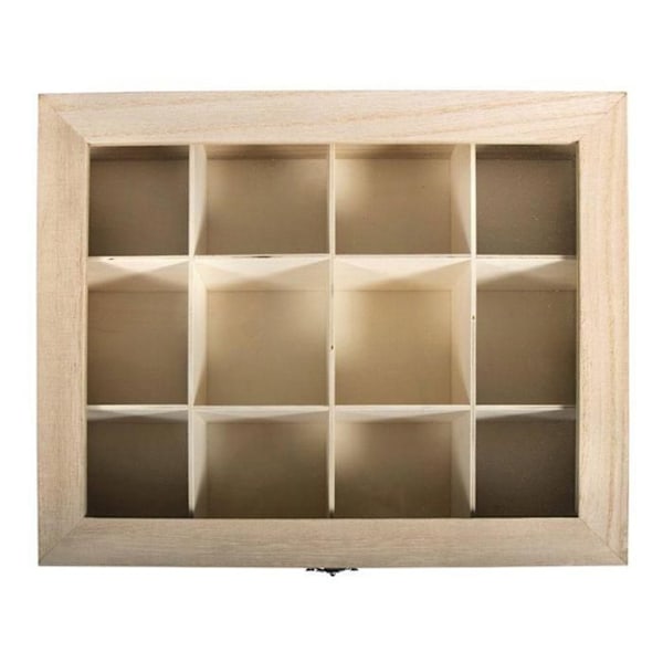 Teaskåp i trä Beige