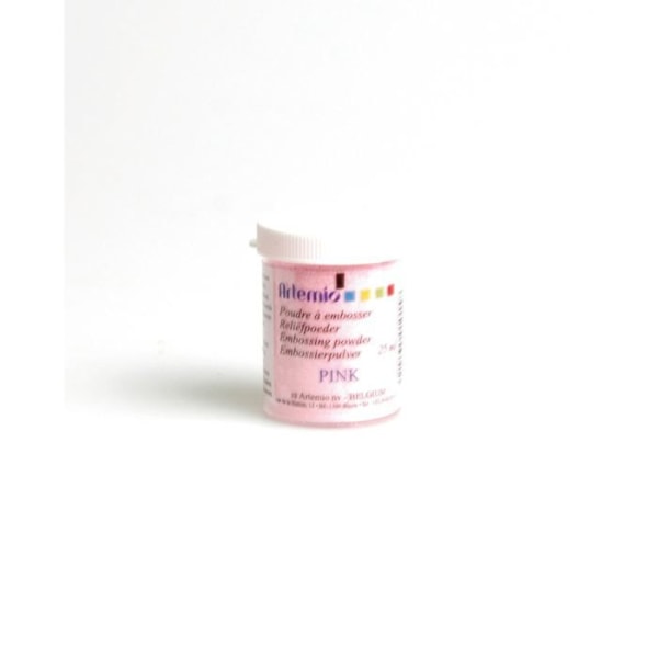 Relief embossing powder - Baby rosa - Artémio