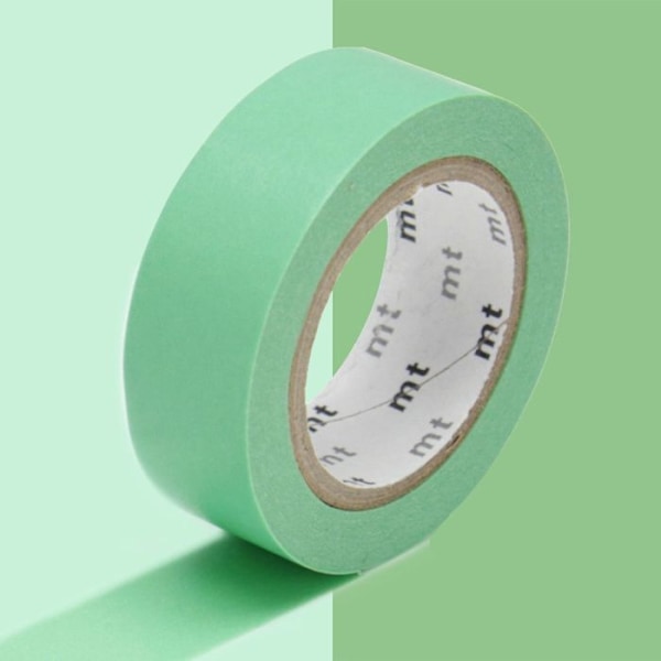 Ensfarvet malertape - Smaragdgrøn - 1,5 cm x 7 m Grön