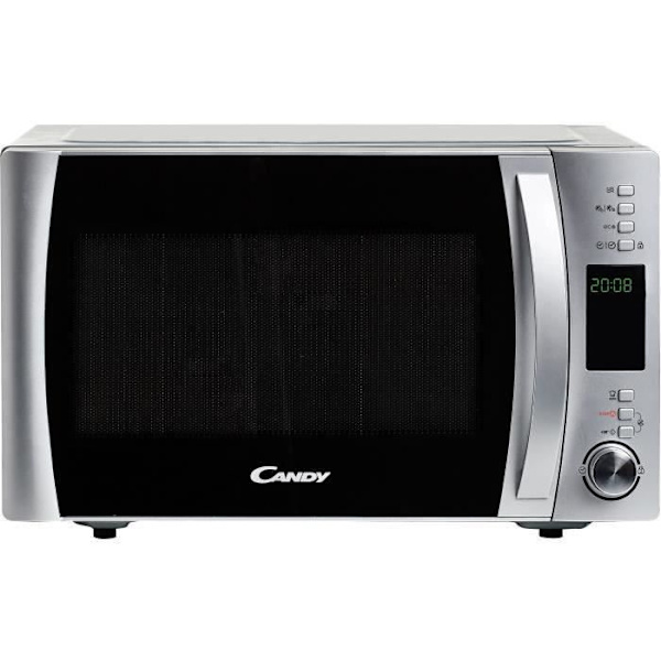 Candy Essenza CMXW30DS 900W 30L digitaalinen hopea mikroaaltouuni - sulatustoiminto - 5 tehotasoa - 10 automaattista valikkoa Silvergrå