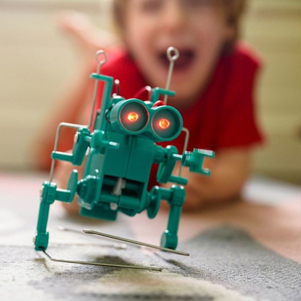 Kit til Opdagelse af Videnskab - Byg en LED-robot Grön