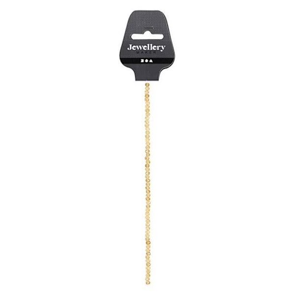 Pärlor - Creotime - Gul - 4 mm - 45 st - Blandat gul