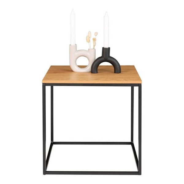 House Nordic Avery Sidebord Eg og Sort 442752 kastanj