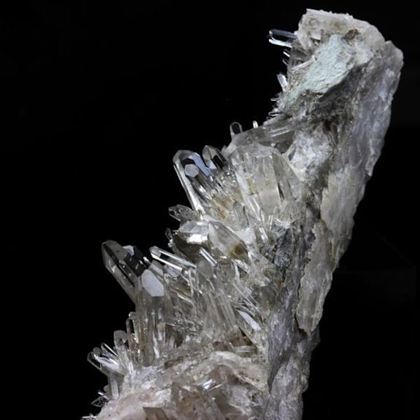 Sten og mineraler. Kvarts. 844,0 ct. Les Deux Alpes, Oisans, Frankrig.
