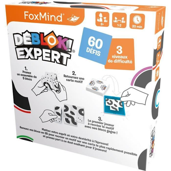 Déblok Expert - Asmodee - Brädspel vit och svart