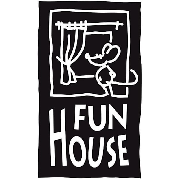 Matta - FUN HOUSE - Ballerinadansare - 120 x 80 cm - Rosa - Rektangulär - Barn Rosa