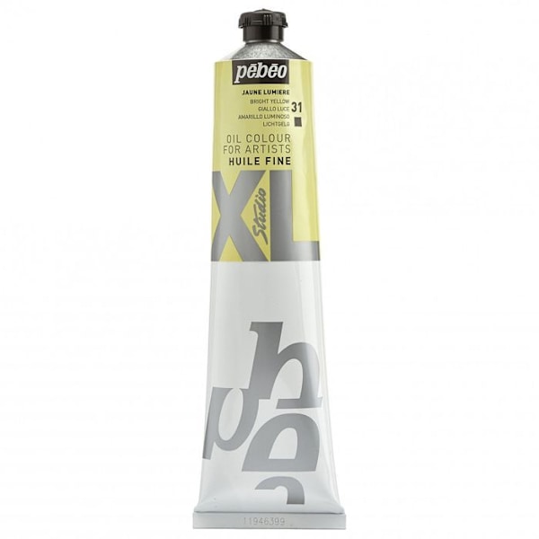 Huile Fine - Pébéo - Studio XL - Gul Lys - 200 ml - Hurtig tørring 3-6 dage Gul