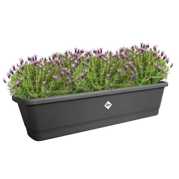 Elho Noa Balkon Xl - Sort - L 78 x B 20 x H 18 cm - Altan; udendørs - 100 % genbrugt Living Black