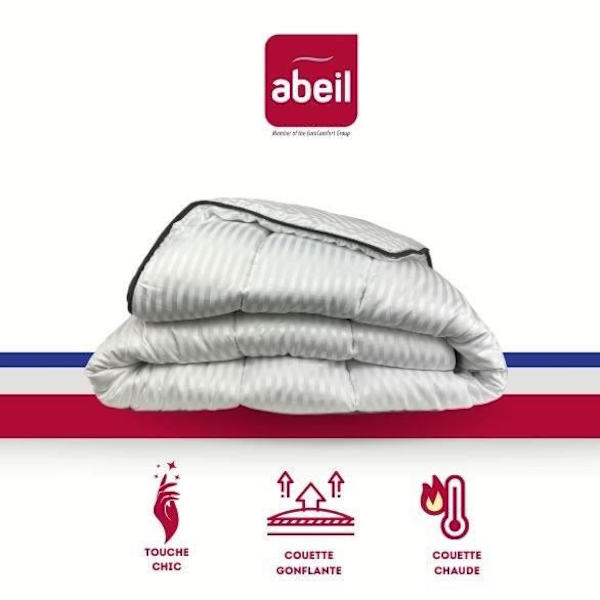 ABEIL Warm Hotel Comfort Duvet 220 x 240 cm Svart