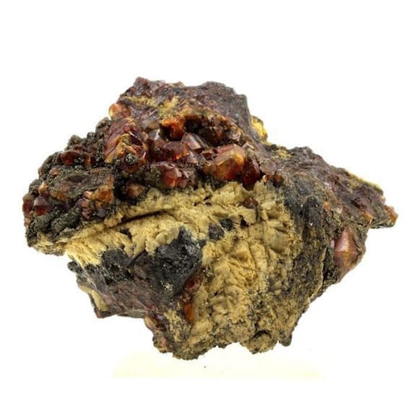 Stenar och mineraler. Sphalerit (Blende). 1315,0 cent. La Mure, Isère, Frankrike..