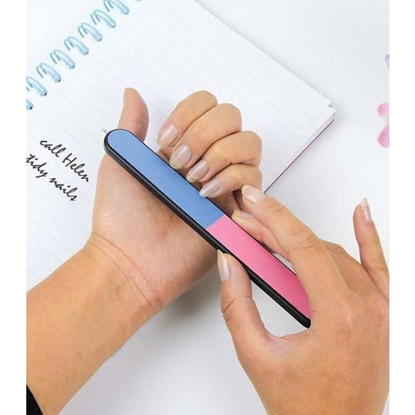 Manicure pen - Ikke specificeret - Ikke specificeret - 2 neglefile - Indbygget polermaskine - Størrelse 16,5 cm