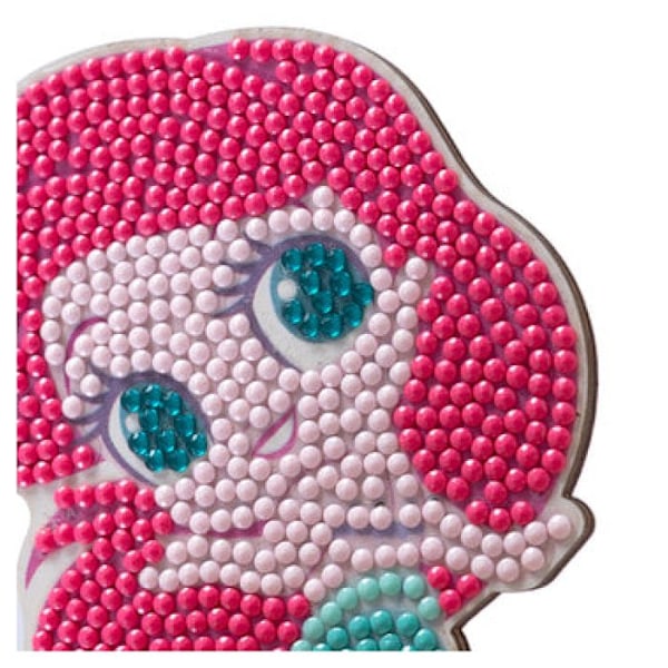 Akryylimaalaus - Crystal Art - Buddy - 8x11cm - Pieni merenneito - Lapsi