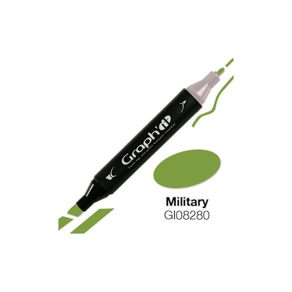 Marquer à l'alcool Graph'it 8280 Militär Militär