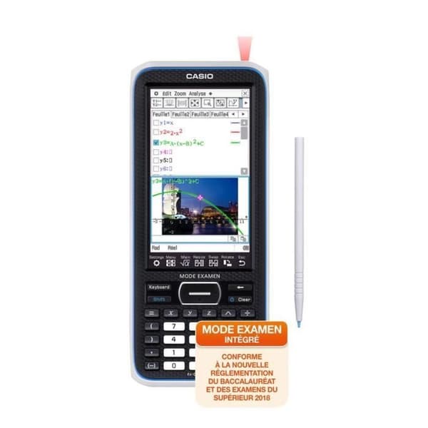CASIO Graafinen laskin FX CP 400+E (Koe tila) harmaa