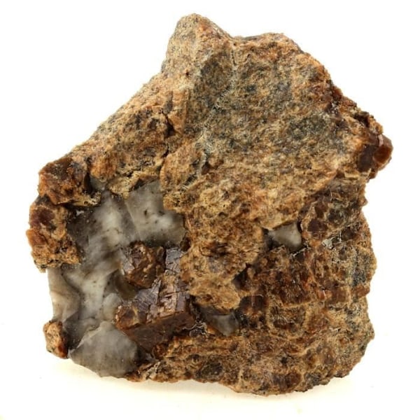 Sten og mineraler. Grossulær granat-Andradite. 331,0 ct. Pyrénées-Orientales, Frankrig..