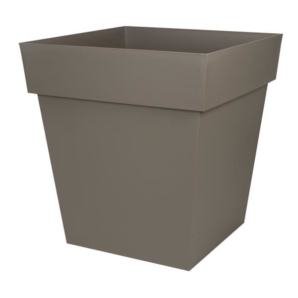 EDA Toscanan neliön kattila - 50 cm - 87 L - Taupe Mol