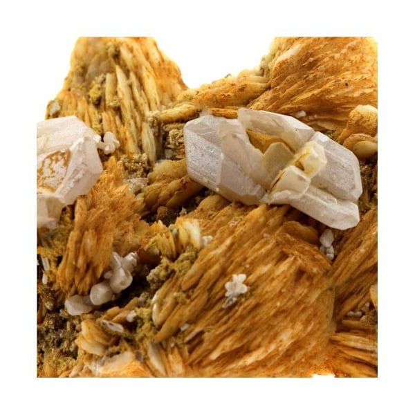 Cerussite + Mimetite 328,4 karaattia Flerfärgad