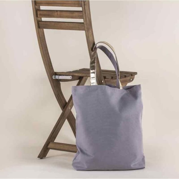 Shoppingväska - Mode - Grå - 46x46cm - 330g/m² - Miljövänlig grå