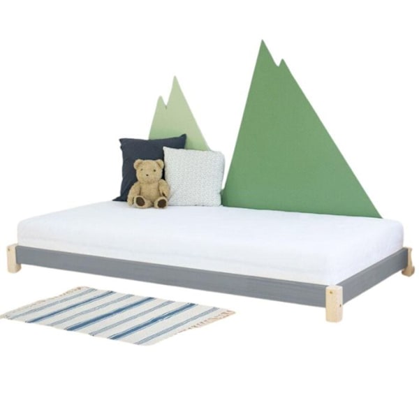 'Lit simple TEENY 120 x 200 luonnollinen ja harmaa' Beige