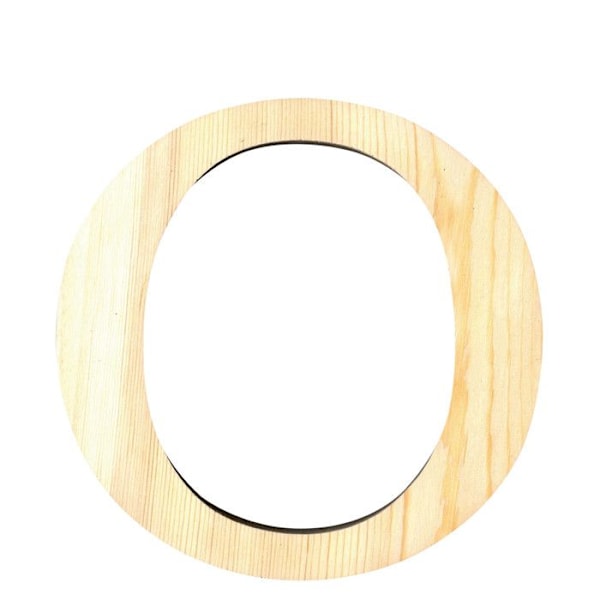 Puinen aakkoset 11,5cm Kirjain O