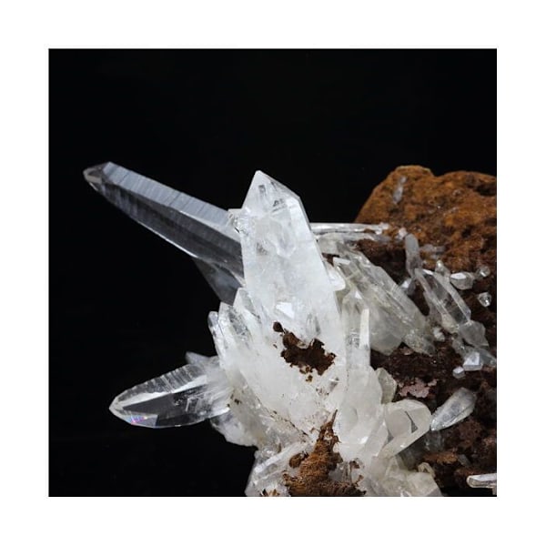 Sten og mineraler. Muzo kvarts. 236,0 øre. Vaulnaveys, Isère, Frankrig.