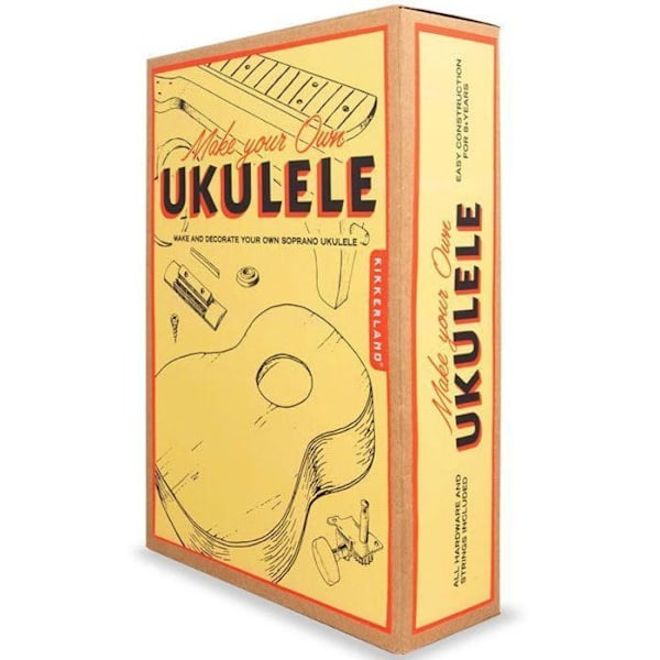 2 ukulele til selv at samle Vit
