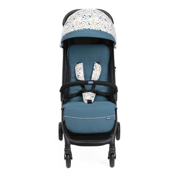 CHICCO Barnevogn Glee Joyful Teal - 4 hjul - Blå Blå