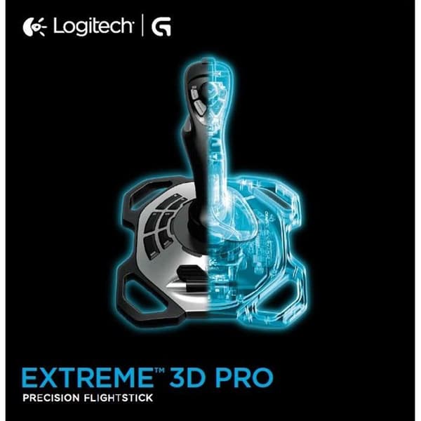 Joystick - Kablet - Logitech G - Extreme 3D Pro S - Kompatibel med PC - Sort