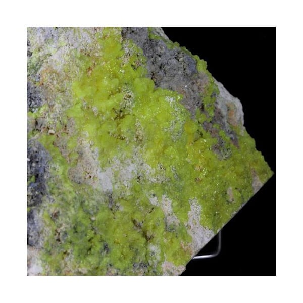 Sten og mineraler. Svovl. 2549,00 øre. Lipari, Eoliske Øer, Sicilien, Italien.