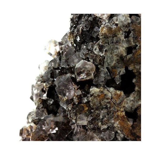 Sten og mineraler. Fluorit. 2560,0 øre. Weardale, Durham, Storbritannien.