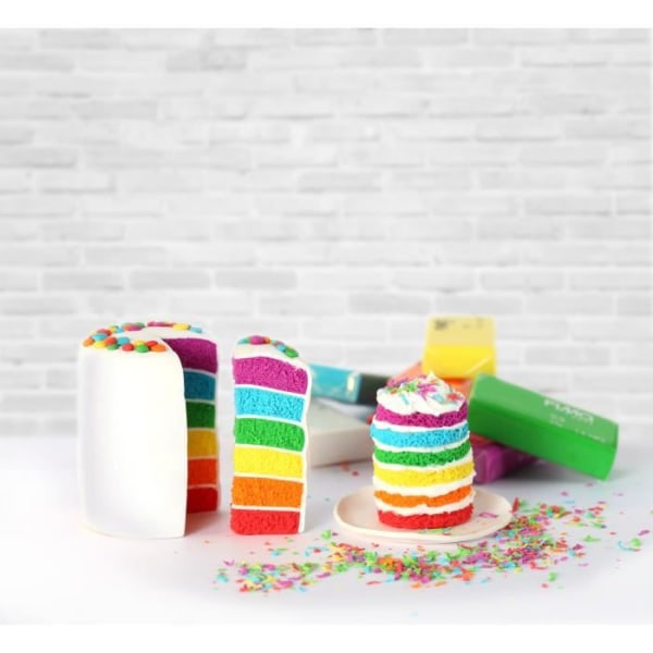 Rainbow Cake Fimo Case - {color}