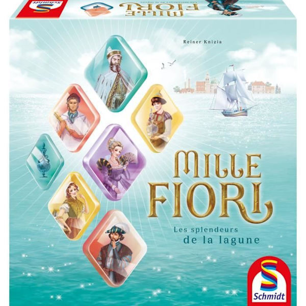 Mille fiori - Brädspel - SCHMIDT SPIELE - Fördjupa dig i en färgstark värld med detta mönsterkonstruktionsspel! Flerfärgad